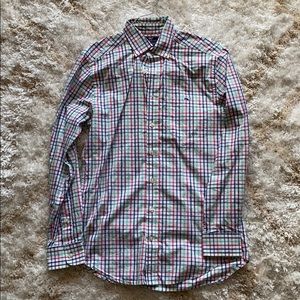 White/ Colored Stripe Button Up